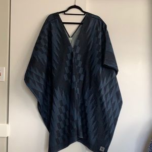 Denim poncho like new!